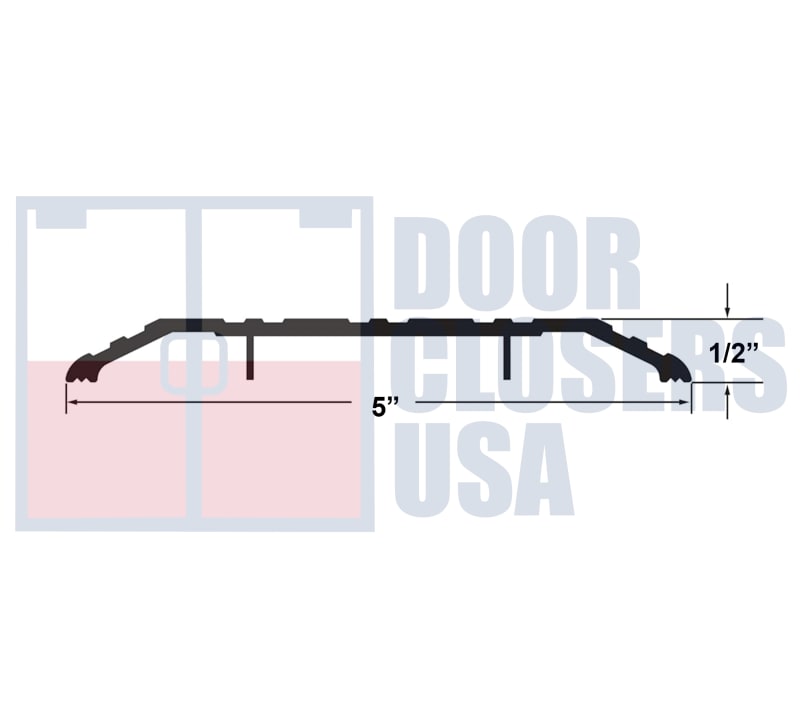 5" Wide x 1/2" Tall ADA Compliance Thresholds
