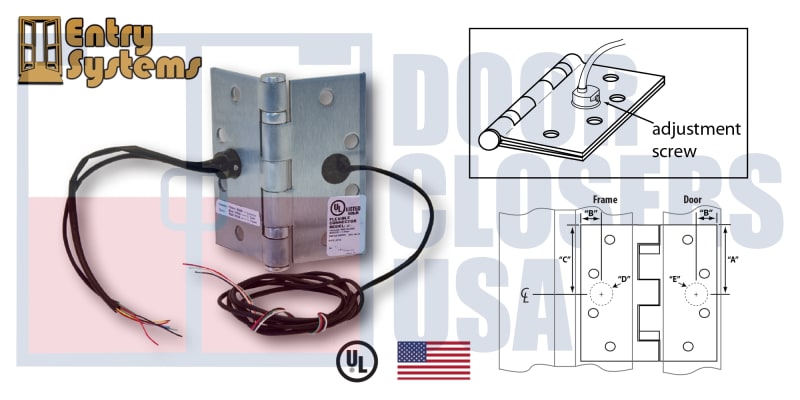 Hollow Metal Door Power Transfer Hinges
