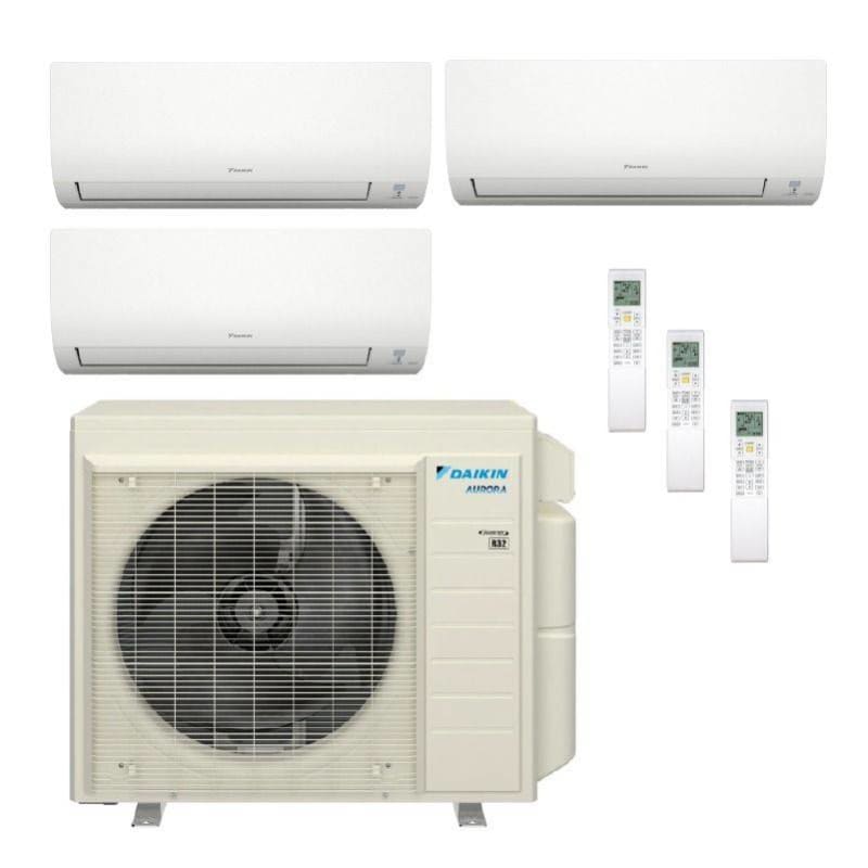 Daikin 24,000 BTU 3-Zone Ductless Mini Split - 7k / 7k / 7k - Aurora Series
