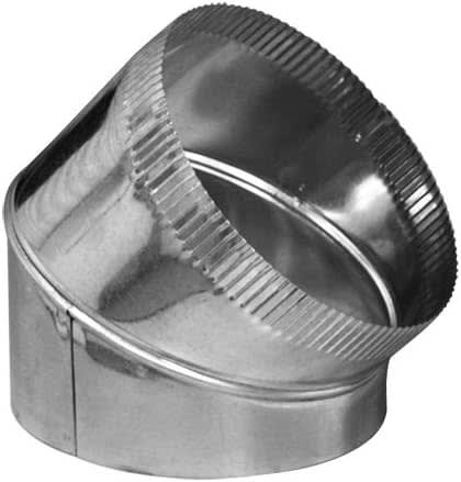 9 inch 45-degree adjustable galvanized steel HVAC round duct elbow 9 inch 45-degree adjustable galvanized steel HVAC round duct elbow