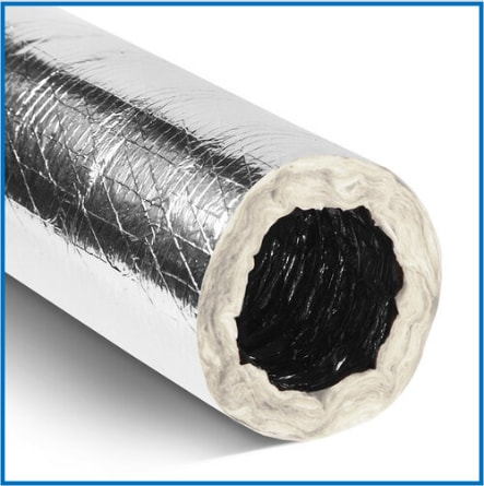 10" X 25' R4.2 Flex Duct w/ Raw Ends