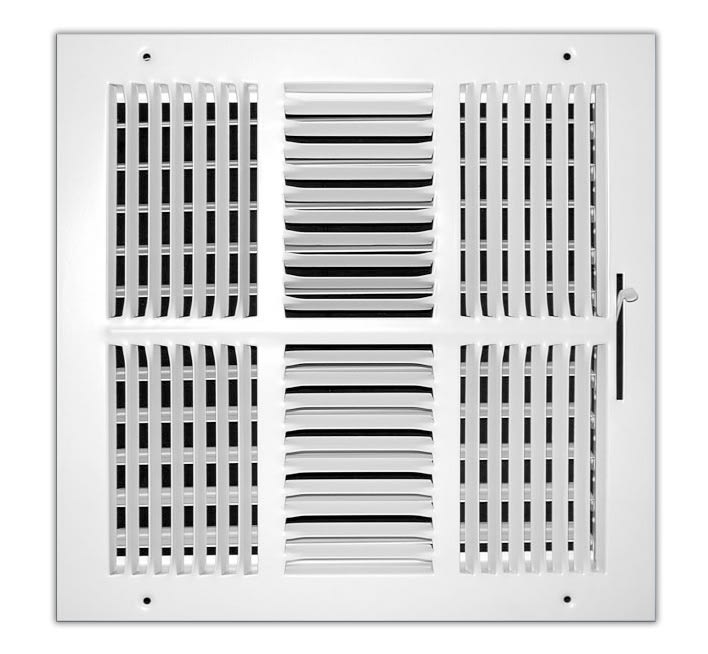 Stamped Register 4 Way 12"x12" (104M) Stamped Register 4 Way 12"x12" (104M)