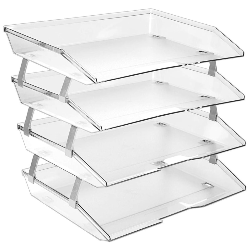 Acrimet Facility Letter Tray 4 Tier (Clear Crystal Color) Code 256.3 Acrimet Facility Letter Tray 4 Tier (Clear Crystal Color) Code 256.3