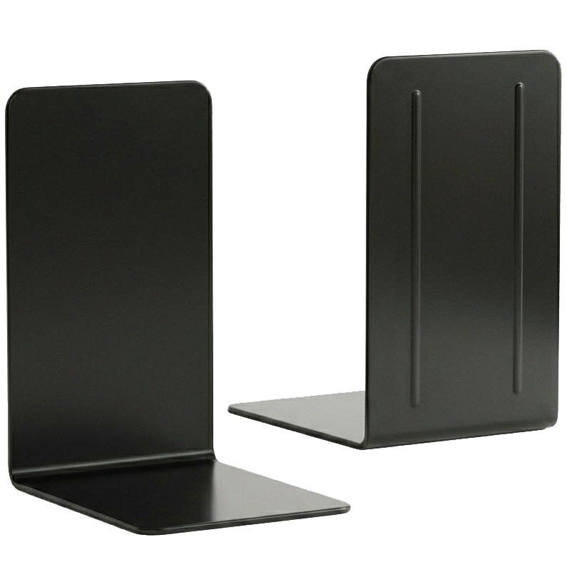 Acrimet Bookends 1 Pair, Plastic Black 290.7