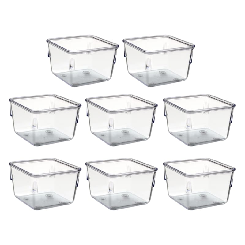 Acrimet Desk Drawer Organizer Clear Crystal 8 Pack 970.0