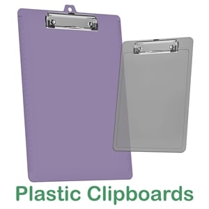 PLASTIC CLIPBOARDS