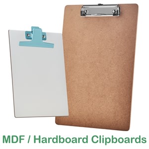 MDF / HARDBOARD / WOOD CLIPBOARDS