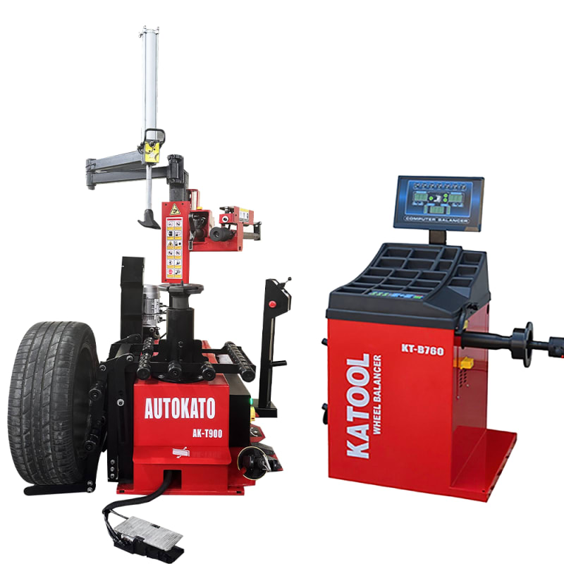 KATOOL AK-T900 Tire Changer & KT-B760 Wheel Balancer Combo KATOOL AK-T900 Tire Changer & KT-B760 Wheel Balancer Combo