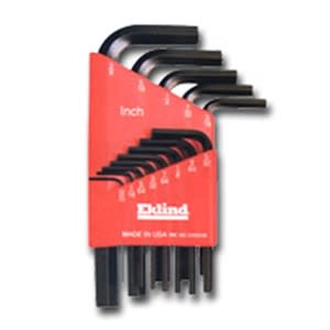 HEX KEY SET 13 PC SAE SHORT .050-3/8IN.
