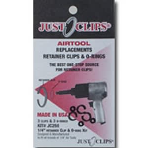 5 PACK 1/4" ANVIL RETAINER CLIP REFILL KIT