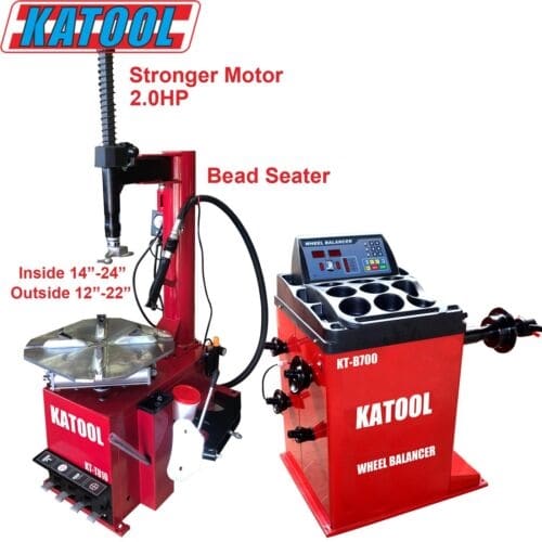 KATOOL KT-T810 Tire Changer & KT-B700 Wheel Balancer Combo product view KATOOL KT-T810 Tire Changer & KT-B700 Wheel Balancer Combo product view