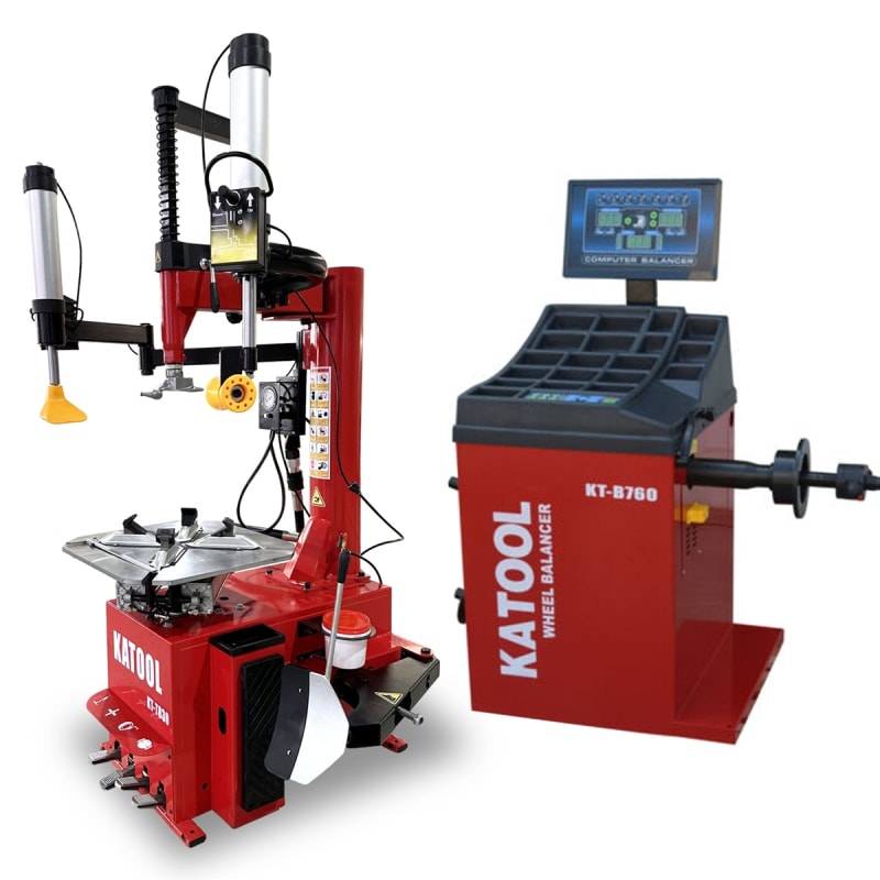 KATOOL KT-T830 Tire Changer & KT-B760 Wheel Balancer Combo with Motorcycle Adapter Kit product view KATOOL KT-T830 Tire Changer & KT-B760 Wheel Balancer Combo with Motorcycle Adapter Kit product view