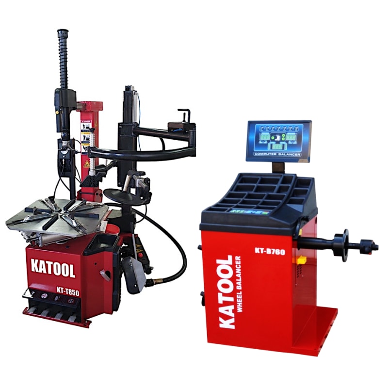 KATOOL KT-T850 Tire Changer & KT-B760 Wheel Balancer Combo with Motorcycle Adapter Kit product view KATOOL KT-T850 Tire Changer & KT-B760 Wheel Balancer Combo with Motorcycle Adapter Kit product view
