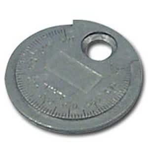 SPARK PLUG GAUGE COIN TYPE .020 TO .100IN.