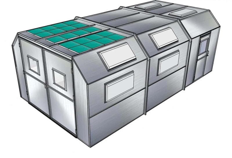 PBSD14929FT Semi Down Filter Top Automotive Paint Booth PBSD14929FT Semi Down Filter Top Automotive Paint Booth