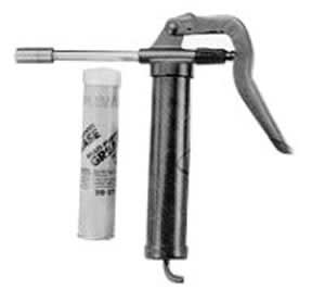 GREASE GUN KIT PISTOL W- 3-1/2IN. EXT & 3OZ CART