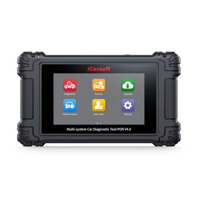iCarsoft POR V4.0 Porsche Bidirectional Diagnostic Scanner with 5-Inch Touchscreen