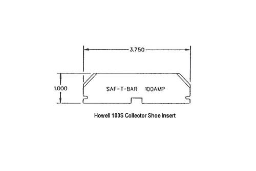 Howell 100S Collector Shoe Inserts