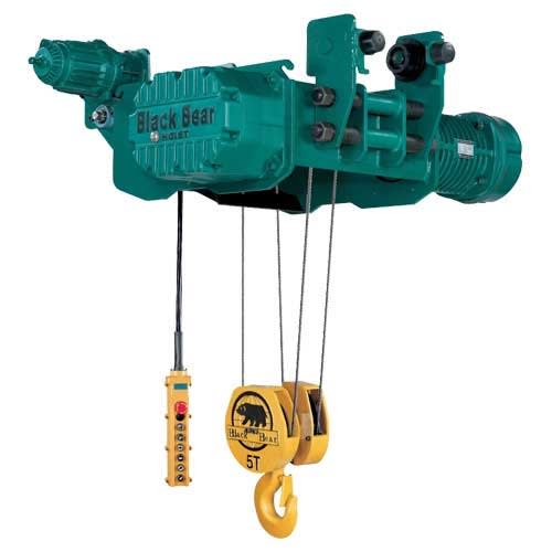 Blackbear Wire Rope Hoist,  5 Ton,  Cat.#TUDH-500DB-30