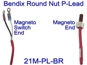 Bogert Aviation P-Lead. Replacement ignition lead for aircraft. Maintains safety, reliability, and airworthiness. Made in USA.