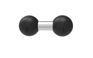 RAM Double Ball Adapter 1-inch Ball Mount â€“ Secure Mount for GPS, Camera, and Electronics in Aviation, Marine, and Vehicles.