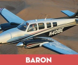 Beech Baron 55/58 equipped with Medeco Post-1976 Kit (Hook Style) by Aircraft Security delivering durable FAA-approved secure locking.