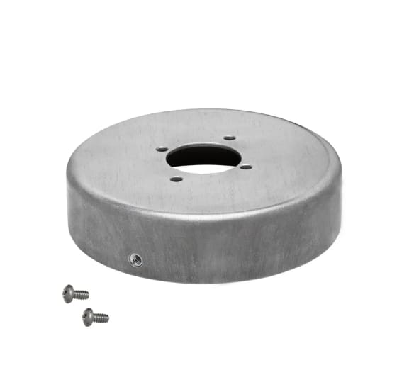 AeroLEDs SunBeacon II 3.75 inch adapter mount cup for Cessna and Piper aircraft stabilizer fairings with screws for secure installation.