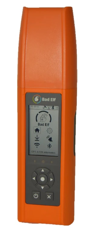 Bad Elf Flex GNSS receiver with Bluetooth, showcasing affordable daily RTK and L-Band accuracy options for mapping, surveying, and agriculture. Bad Elf Flex GNSS receiver with Bluetooth, showcasing affordable daily RTK and L-Band accuracy options for mapping, surveying, and agriculture.