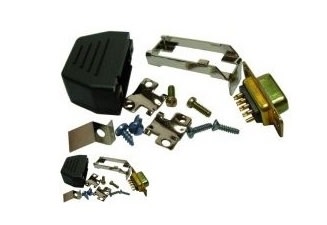 Davtron 9-pin female connector assembly for aircraft, providing dependable connections for instruments and avionics systems.