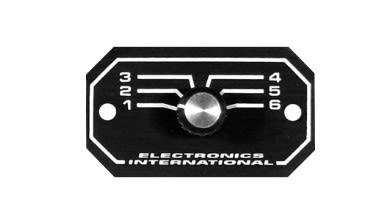 Electronics International RS-6 Remote Switch for precise FAA approved aircraft engine monitoring and remote control.