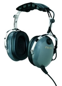 Pilot USA PA-1100S Listen Only Passive Stereo Headset for aviation pilots with lightweight design and clear stereo audio.