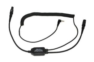 Pilot USA PA-80B/Digital Audio Recorder Adapter for Bose 6 Pin Headsets, durable design for recording in-flight aviation communications.