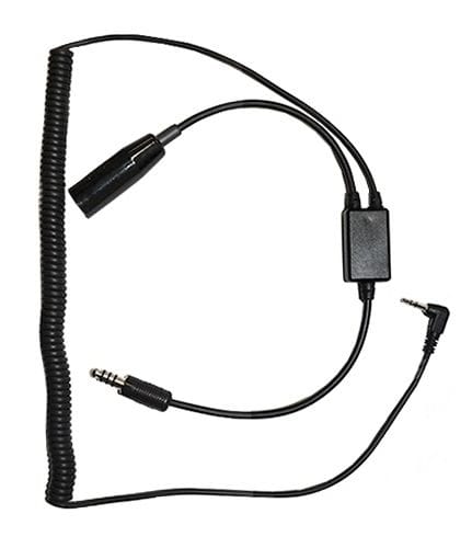 Pilot USA PA-80H/Digital Audio Recorder Adapter for helicopters, durable design for recording in-flight aviation communications.