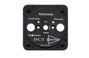 Sigtronics SCI faceplate adapter for 2.25 inch round instrument panel mounting