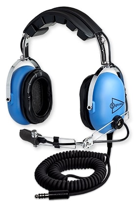 Sigtronics S-45H passive helicopter headset offering clear audio, durability, and comfort for rotorcraft pilots.