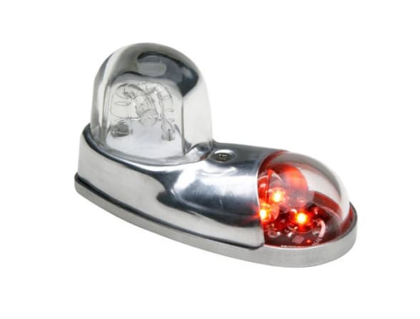 WAT Model 71110 wingtip strobe and LED position light assembly, replacing Whelen A650PG/PR with low current draw and EMI-shielded strobe lens.