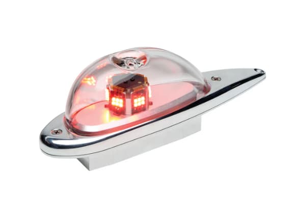 Whelen Model 90724 LED anti-collision beacon with solid-state design, replacing mechanical and 90044 halogen beacons for reliable aircraft lighting.