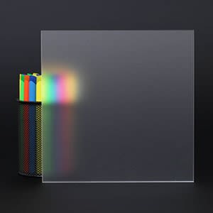 Frosted Plexiglass Acrylic Cast Matte 2 sides DP95 - 1/8" Thick
