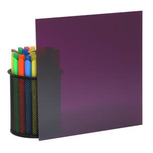 Transparent Purple Plexiglass Acrylic Sheet (dark) - Cast - #3730