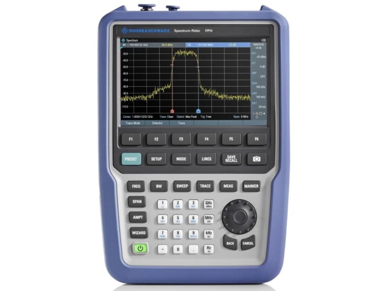 Rohde and Schwarz FPH.06 Parte 1321.1111.06 - Analizador de espectro portátil de 5 kHz a 6 GHz Rohde and Schwarz FPH.06 Parte 1321.1111.06 - Analizador de espectro portátil de 5 kHz a 6 GHz