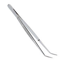 Aven 18402 Tweezers College w Pin Bent Tip 6in