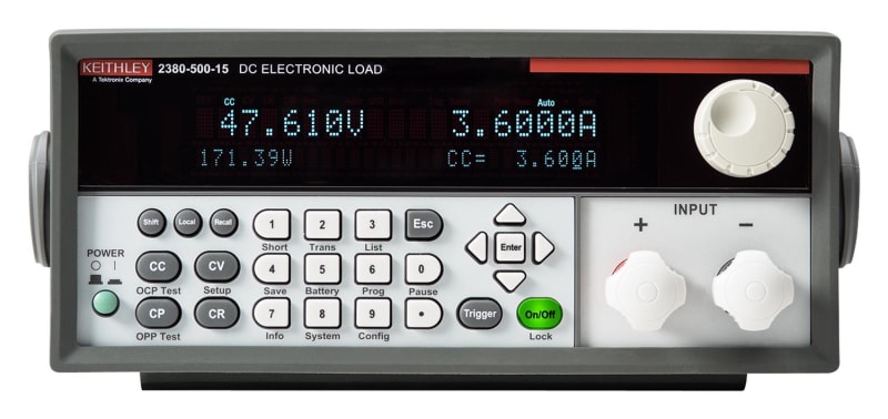 Keithley 2380-500-15 Programmable DC Electronic Load, 500V, 15A, 200W