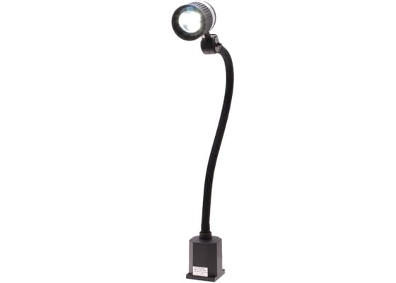 Aven 26526, Lámpara de trabajo Sirrus Task LED con cabeza giratoria y brazo flexible de 500 mm y abrazadera de montaje