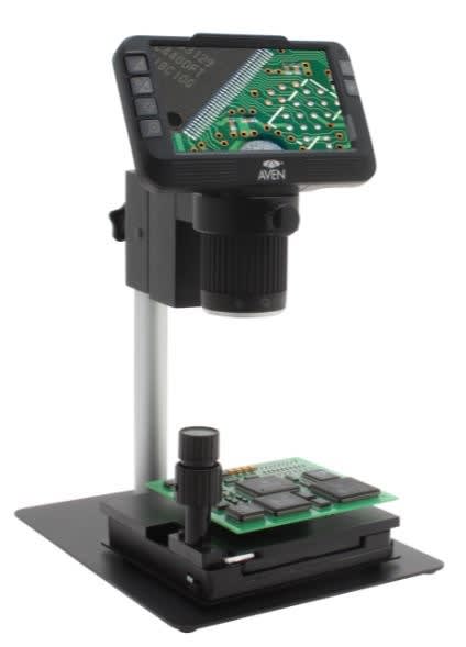 Aven 26700-220-479 - Microscopio Digital Mighty Scope ClearVue 8x-25x Con Soporte De Poste Y Platina Deslizante