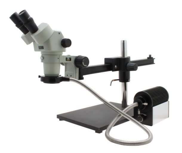 Aven 26800B-373-8 - Microscopio Binocular Con Zoom Estéreo SPZ-50 [6.75x-50x] En Soporte De Pluma Ultra Glide Y FOI LED