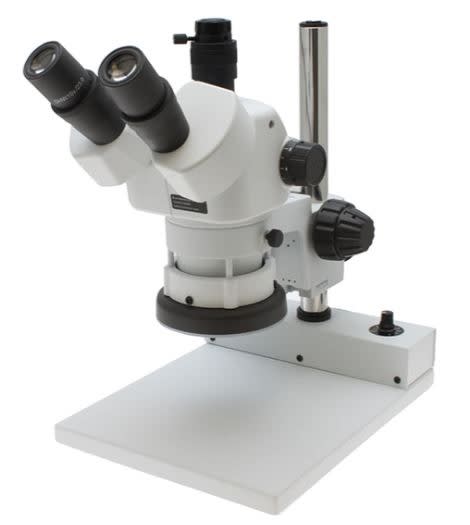 Aven 26800B-376-ESD - Microscopio Trinocular Con Zoom Estéreo SPZV-50E Safe ESD Sobre Soporte PLED Aven 26800B-376-ESD - Microscopio Trinocular Con Zoom Estéreo SPZV-50E Safe ESD Sobre Soporte PLED