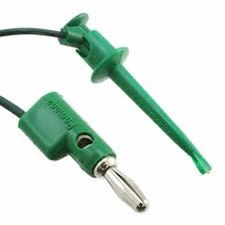 Pomona 3782-12-5 MINIGRABBER/BANANA PLUG   (GREEN)