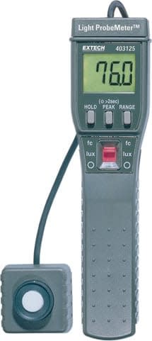 Extech 403125-NIST LUXOMETRO C/CERTIFICADO 20,000FC,20,000L