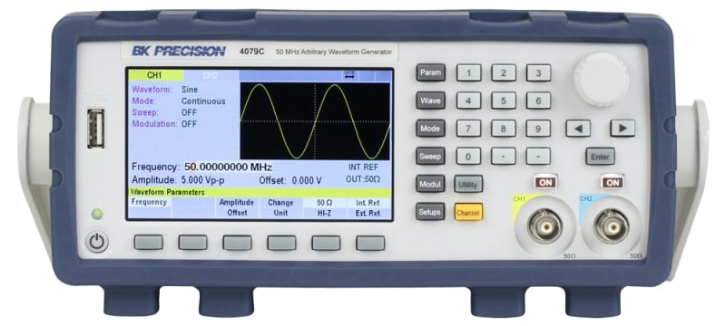 BK Precision 4079C-GPIB 50 MHz Dual Channel Function Waveform Generator with GPIB