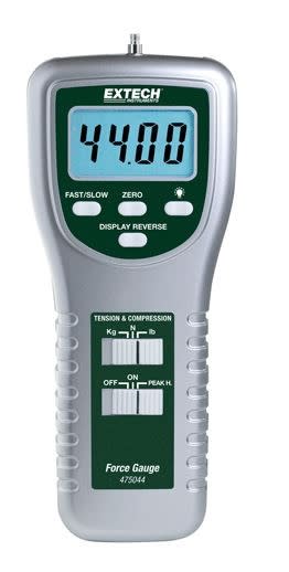 Extech 475044-NIST - Medidor de fuerza de alta capacidad y Certificado NIST